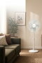 Kumtel KTF-350 Ventilador con Altura Ajustable Blanco